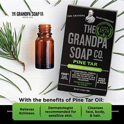 Grandpa's Brands Pine Tar Soap, 4.25 Ounce — view 3