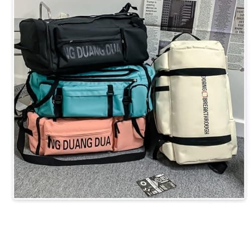 MLKBDB Unisex Backpack - Large Capacity Outdoor Hiking Ski Bag Crossbody Travel(Teal) — view 2