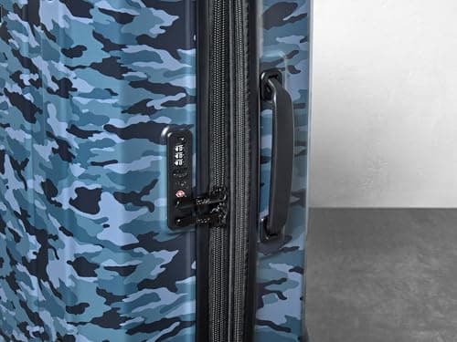 Rock Alpine Large 94/105L Expanding Suitcase - Blue Camouflage — view 5