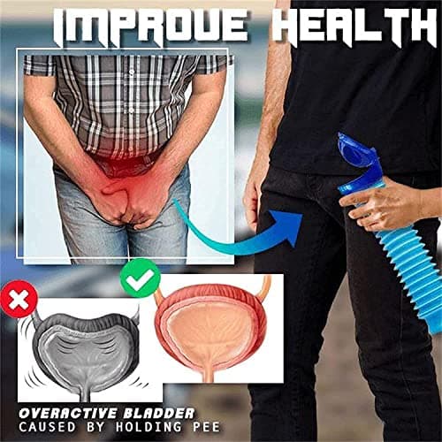 Pocket Toilet Emergency Urinal Shrinkable Portable Unisex Mobile Potty Pee Urine Bottle for Camping Travel Traffic Jam and Queuing — view 5