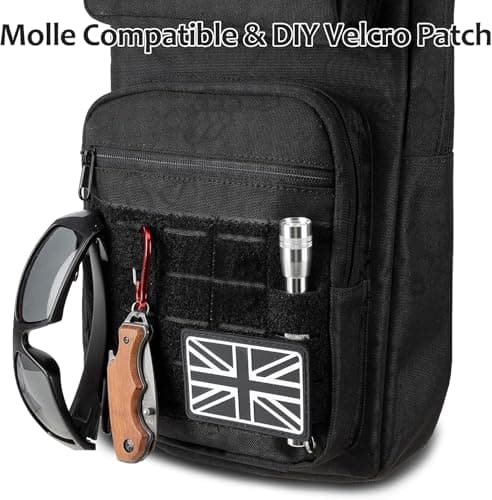 Hydration Backpack Tactical with 3l Water Bladder: Hiking MOLLE Military Day Bag for Hunting for Men Women — view 4