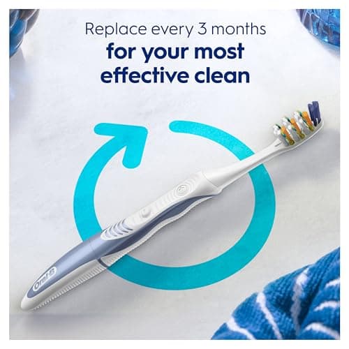 ORAL-B PRO-Clean Pulsar Battery-Powered Toothbrush – Superior 5-Way Plaque Removal – Medium Bristles, 2X — view 6