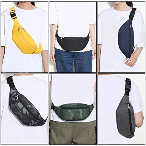 Bumbags and Fanny Packs for Men Women Hiking Running Travel Waterproof Waist Bag Walking Dog Outdoor Sport for Ladies Boys — view 6