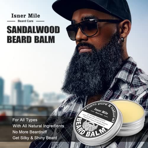 Beard Grooming Kit for Men Care, Christmas Stocking Fillers for Men Him Dad — view 6