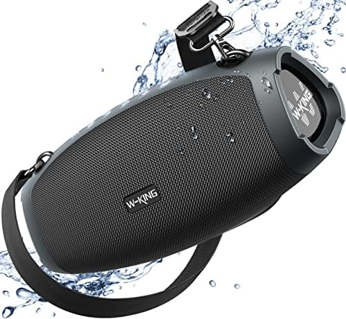 W-KING Bluetooth Speaker, 120W Max Portable Loud Wireless Boombox IPX6