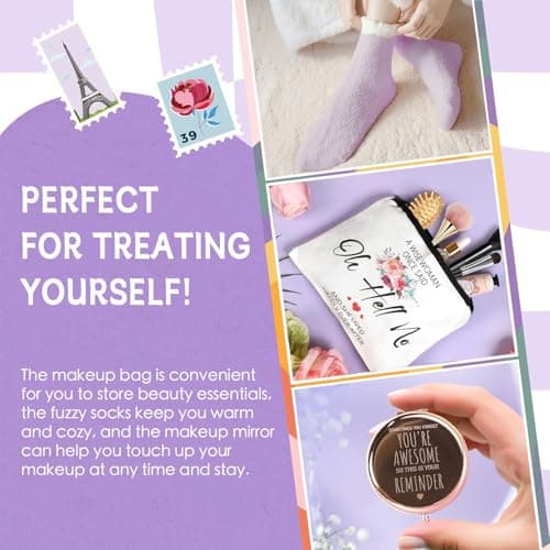 WYOK Birthday Gifts for Women, Self Care Spa Gift for Her, Thoughtful Bath and Body Gift Basket, Birthday Presents or Mother Day's Gifts for Best Friend, Sister, Wife, Mum, Female Friends — view 4