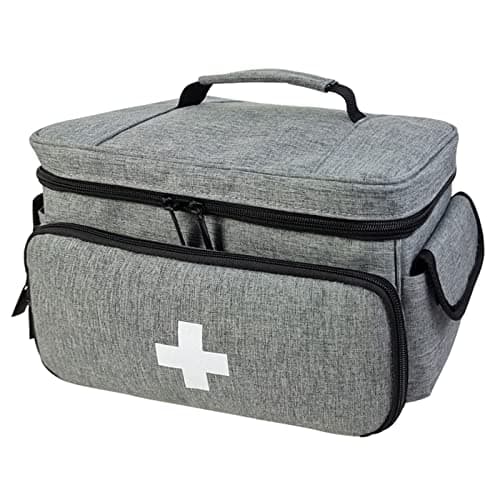 Vdaxvme Emergency First Aid Medical Bag Multi Pockets School Home Office Car Travel Hiking Trip Organizer Waterproof Large Home Travel Travel Bag