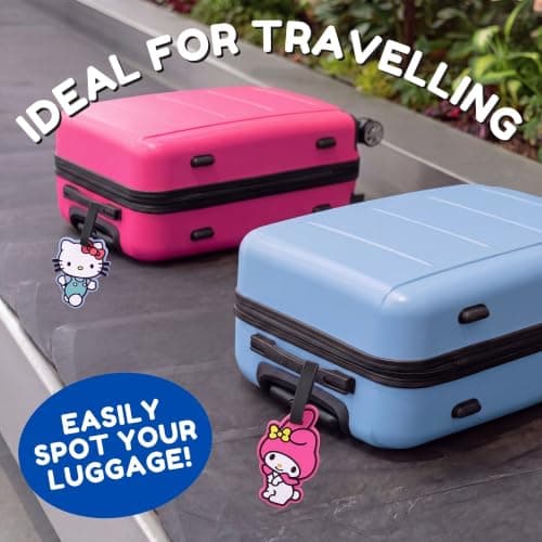 Hello Kitty & My Melody 2 Piece Duo Travel Luggage Tags — view 2