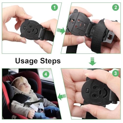 2 Pack Baby Car Seat Straps Anti Escape for Car Seat, Stroller & High Chair — view 6