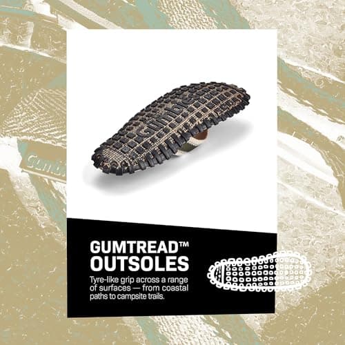 Gumbies Corker Flip-Flops | Unisex Cork Footbed Sandals with Recycled Rubber Sole & Cotton Canvas Straps | Lightweight, Durable & Comfortable Casual Summer Footwear | Khaki | EU 44 — view 5