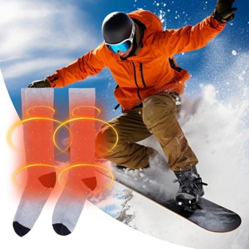Rechargeable Heated Socks Warm Anti-Slip Thermal Gear — view 3