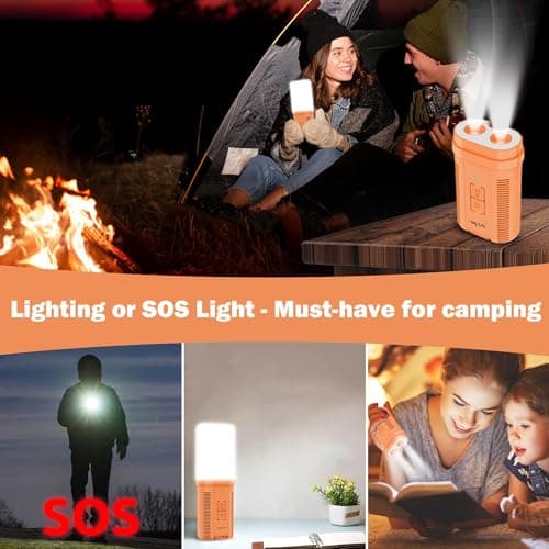 Cosy Life Portable Shower for Camping, Rechargeable Camping Shower Pump with 5 Gallons Collapsible Bucket & LED Light, Electric Outdoor Camp Shower Portable Shower Pump Camping Hiking (5.9ft Hose) — view 5
