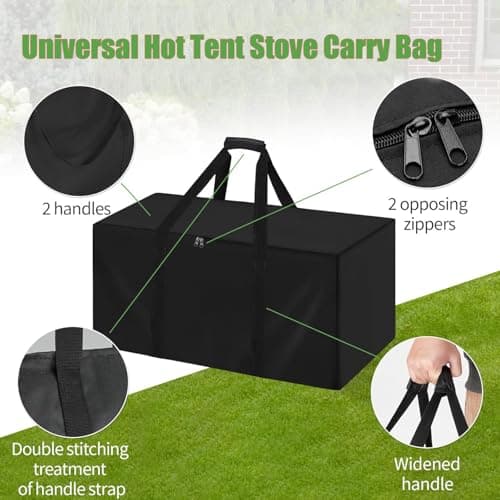Aidetech Hot Tent Stove Carry Bag, Storage Bag for Camping Wood Stove — view 4