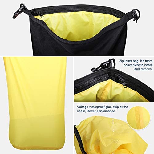 Rhinowalk Motor Pannier Bag 30L Multifunctional Waterproof Rear Rack Trunk Motorcycle Seat Bag Motorbike Saddle Bag Professional Motor Accessories-Black — view 5