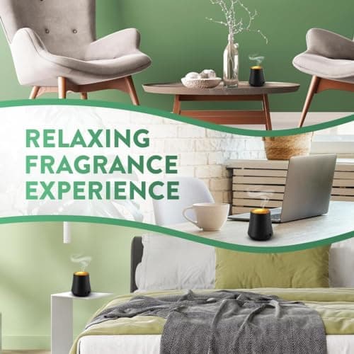 Air Wick Essential Mist Refills, Linen & White Orchid, Pack 3 x 20ml, Natural Essential Oils, Air freshener, Packaging May Vary — view 2