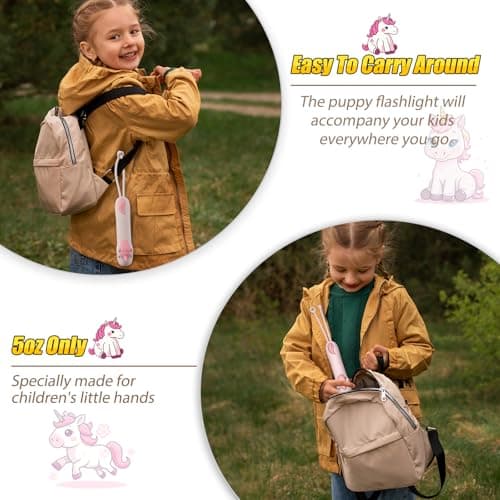 ZKLiLi Kid's Rechargeable LED Union Flashlight, LED Kid Flashlightfor Both Boys and Girls, Fun Flashlight Suitable for Camping and Outdoor Exploration, Birthday Gift — view 3