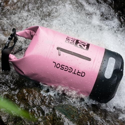 Blackace arteesol Waterproof Dry Bag 5L 10L 20L 30L Waterproof Bag with Long Adjustable Handle for Kayaking Boat Excursion Canoe/Fishing/Rafting/Swimming/Snowboarding — view 6