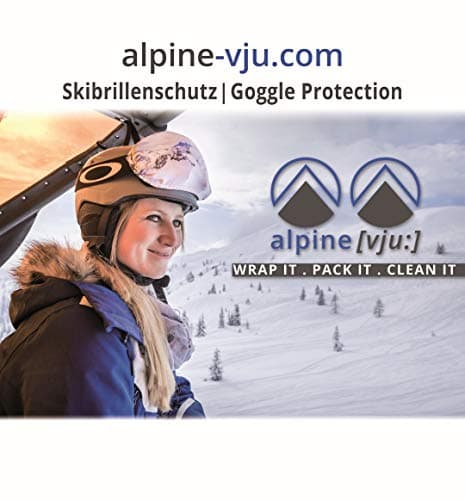 Alpine [vju:] Ski Goggle Protection Cover Elastic Microfibre Unisex, Sunset Snowboard, standard size — view 4