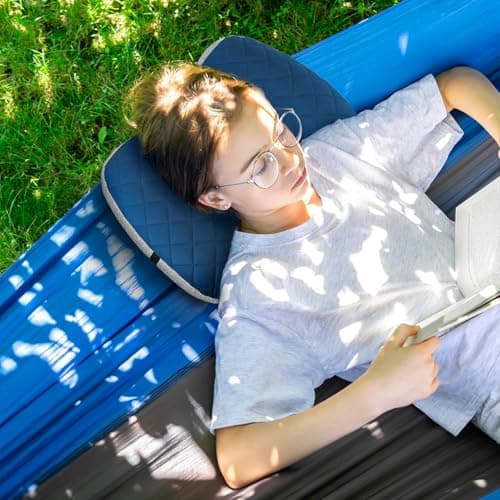 Crisonky Camping Pillow with Removable Cover, Ultralight Inflatable Pillow — view 6