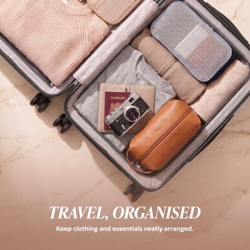 LUGG 32inch Vacay Suitcase ABS Luggage with TSA Indent Lock, Aluminium Trolley Handle, 360° Spinner Wheels, Water-Resistant & Durable Material - Airline Compatible (86 x 31 x 58cm) — view 6