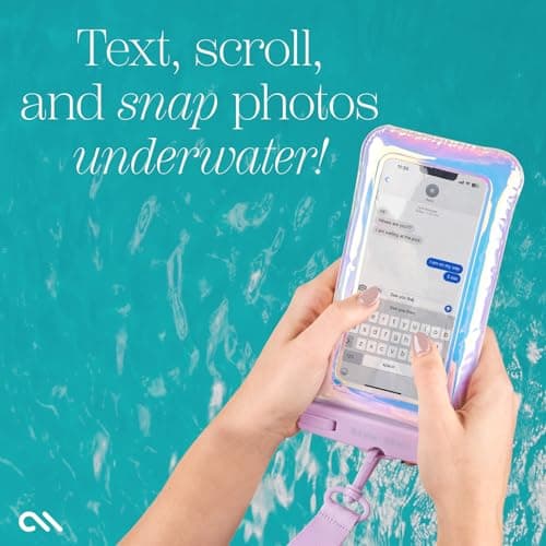 Case-Mate Soap Bubble IP68 Waterproof Phone Pouch - Iridescent — view 3