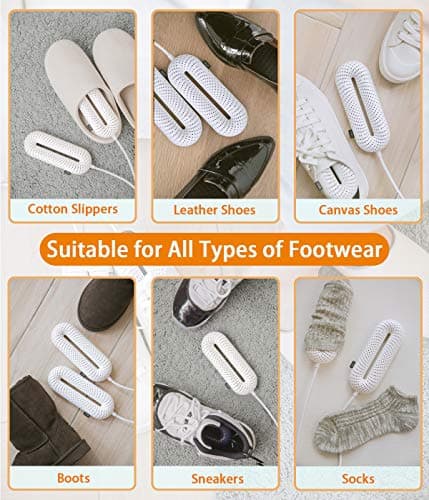 Snowpea Electric Shoe Dryer, Ski Boots Dryer, Shoe & Boot Warmer to Dry Sweaty Shoes & Eliminate Bad Odor, 3/6/9 Hours Timed Auto Self Off (Standard UK Plug) — view 6