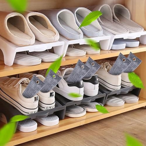2Piece Set Natural Shoe Deodorizer Bags with Activateds Charcoal for Footwear, Gym Gear & Home Removal Charcoal Freshener Bags — view 2