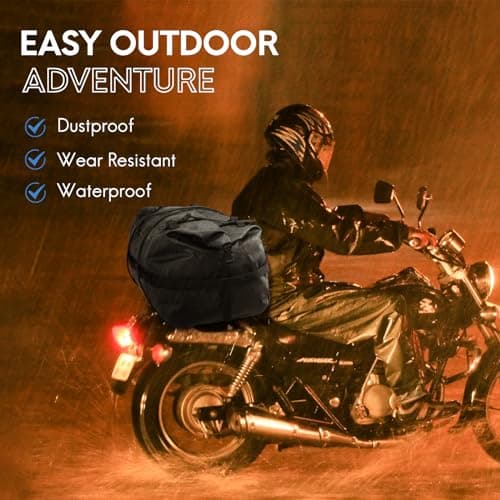 Haimont IPX7 Waterproof Roll-Top Dry Duffel Backpack, Black, 60L — view 5