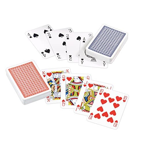 Waddingtons Number 1 Playing Card Game, play with the classic Red and Blue Twin Pack, great travel companion, gift and toy for Boys, Girls and adults. — view 2
