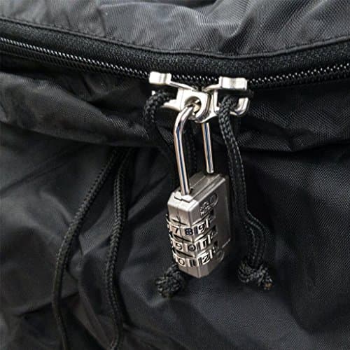 LOWLAND OUTDOOR® Rain and transport cover for backpacks - water resistant < 85 L - 304 g, black — view 6