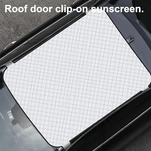 Sunroof Snow Cover - Waterproof Car Top Ice Snow Cover - Sun Protection Roof Shade,for Sedans RVs Camping Road Trips Travel — view 5