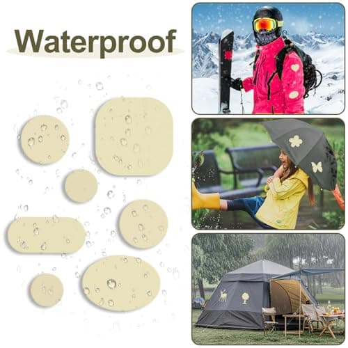 Skystuff 45pcs Nylon Repair Patches, Waterproof Self-Adhesive for Tent — view 4