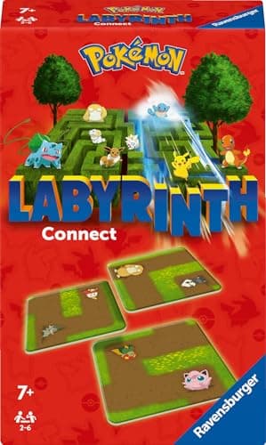 Ravensburger Pokemon Labyrinth Connect Card Game for Kids and Families, Travel Maze Game, 2 to 6 Players, Ages 7 Years and Up