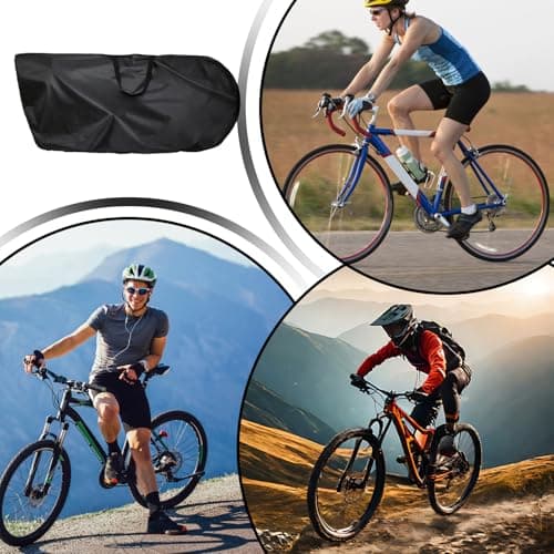 Yiohejy Bike Travel Bag Airplane | Waterproof Bicycle Bag for Shipping | Portable Bike Transport Cover for Cycling Camping Car Road Biking Travel Airplane Outdoor — view 4