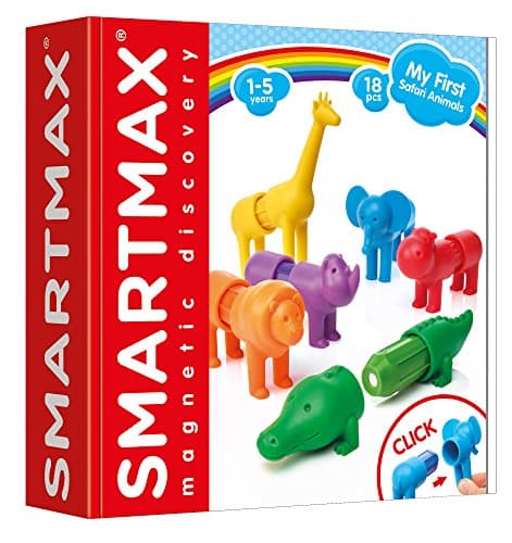 Ludilo Smartmax - My First Safari Animals | Children's Games | Kids Magnets 1 Year To 5 Years | Magnetic Shapes | Educational Toys | Travel Games | Sensory Toys — view 2