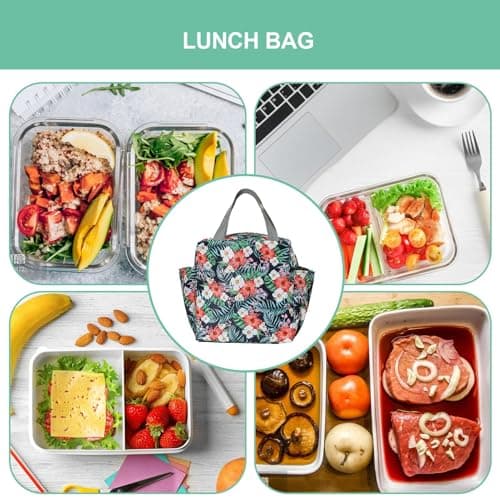 Lunch Bag Reusable Large Capacity Insulated Food Lunch Containers — view 4