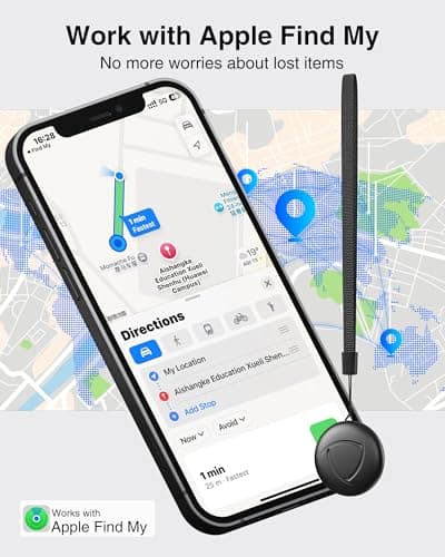 Smart Tracker Tag Item Finders - 2 Pack Smart Tag Bluetooth Key Finder Compatible with Apple Find My (IOS Only), GPS Trackers Devices for Wallets, Bike,Suitcases, Luggages, Bags, Tracking Device — view 2