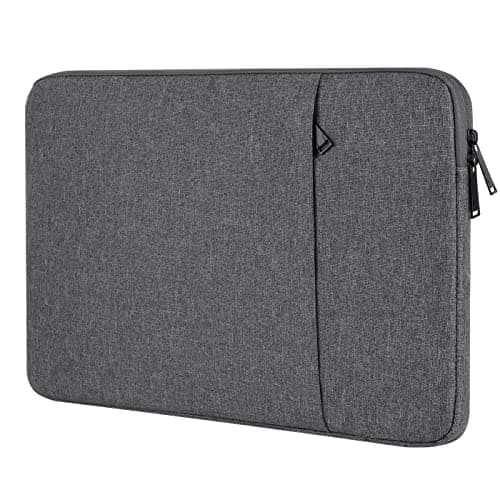 Chelory 15.6 Inch Laptop Sleeve for 16 Inch MacBook Pro Max, Laptop Case for 15.6 16 Inch Notebook Ultrabook Computer Shockproof Protective Cover Water Resistant Bag Carrying Case, Dark Gray