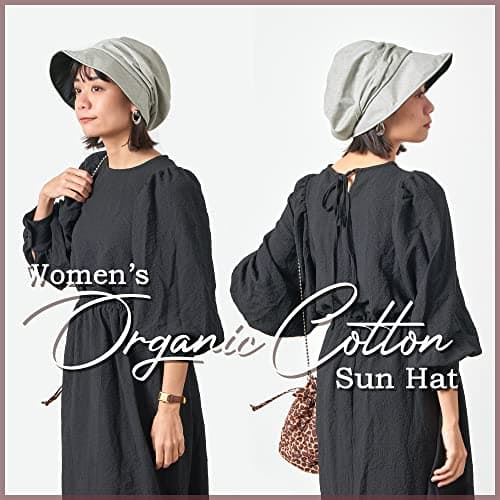 CHARM Womens Summer Sun Hat, Light Gray — view 2