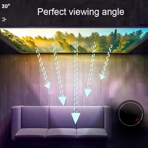 4K HD Screen, Non-Iron Portable Projection Canvas Projection Projection — view 5