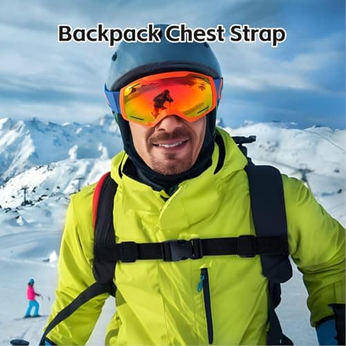 ZALAOR 2 Pairs Black Adjustable Nylon Backpack Chest Straps With Buckles — view 5