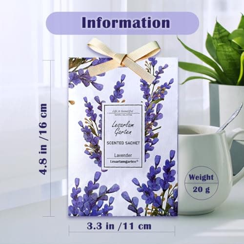 Lavender Scented Sachets, Air Fresheners, Lavender bags for Wardrobes — view 5