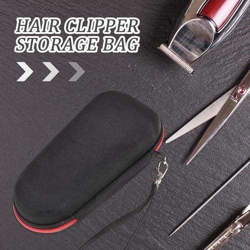 Hair Clipper Storage Case with Wrist Strap, Waterproof EVA — view 4