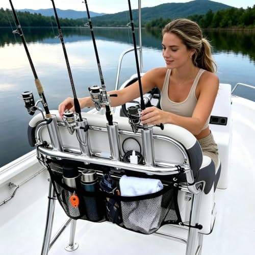 Boat Storage Compartments Suspended Mesh Quick-Dry Large Capacity — view 3