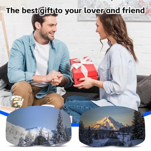 HINFHI 2 Pieces Of Ski Goggles Protective Cover, Ski Goggles Accessories, Anti-Scratch Protective Cover, Ski Equipment. — view 5