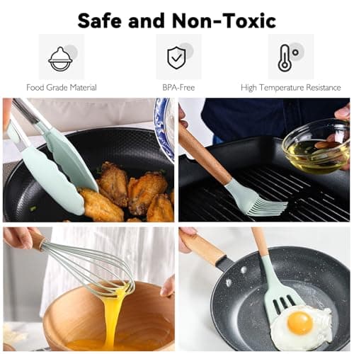 Camkinger Camping Cooking Utensils Set, Silicone Cookware for Travel BBQ — view 4