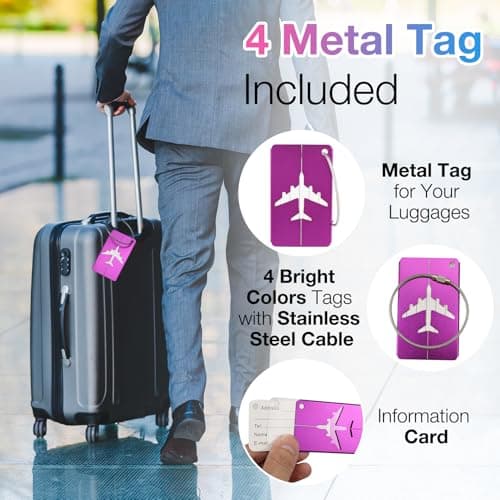 Luggage Straps, 8 Pcs Adjustable Suitcase Straps Belts, — view 5
