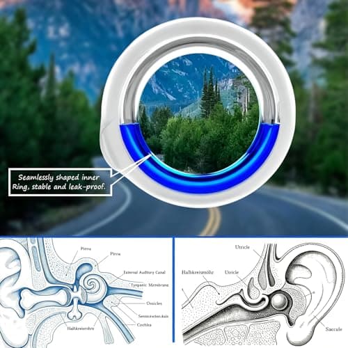 2Pcs Motion Sickness Glasses, Travel Sickness Glasses, Car Sickness Glasses, Two Pairs of Anti Motion Sickness Smart Glasses for Car Travel, Boat Trips, Airplane Journeys, Blue — view 4