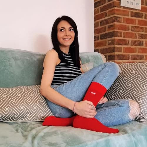THMO - Ladies Thick Winter Warm Fluffy Inner Thermal Socks Size 4-8 UK — view 5
