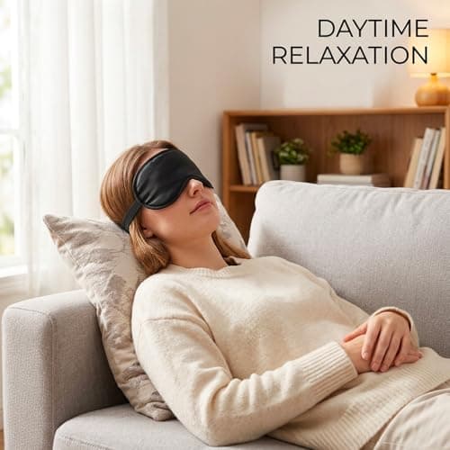 Pack of 20 Blindfolds for Personal Use, Blackout Eye Mask for Sleeping Comfort, Light Blocking Design for Daytime Naps and Travel — view 4